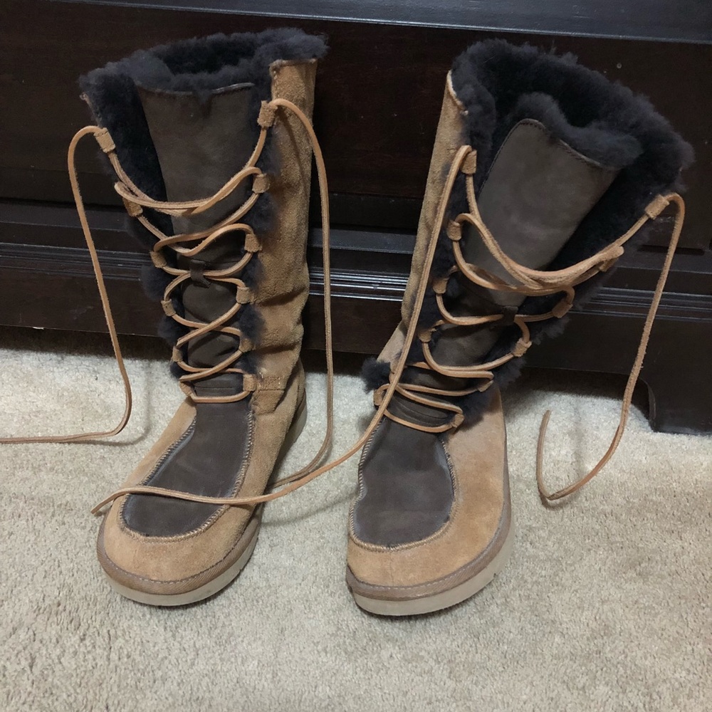 Ugg lace up boots